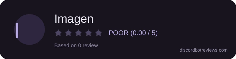 Rating widget preview for Imagen