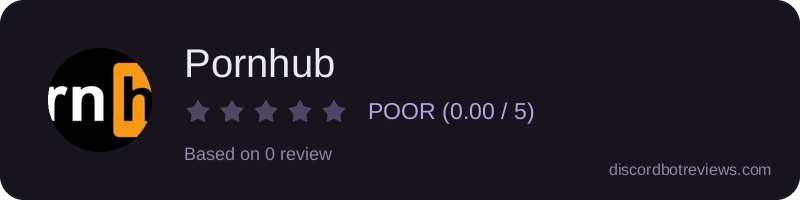 Rating widget preview for Pornhub