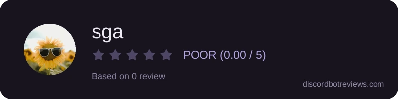 Rating widget preview for sga