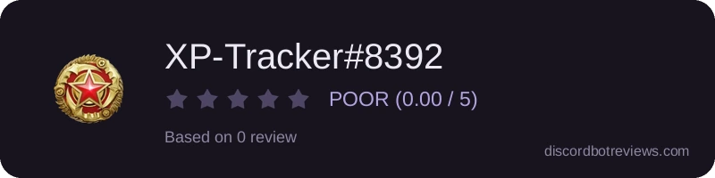 Rating widget preview for XP-Tracker#8392