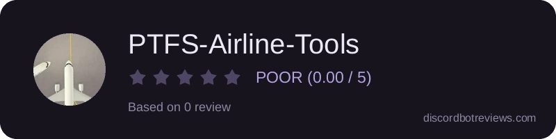 Rating widget preview for PTFS-Airline-Tools