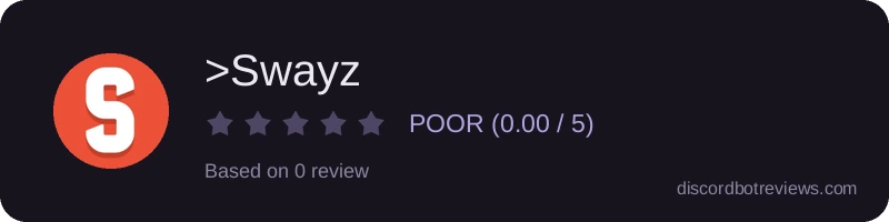 Rating widget preview for >Swayz