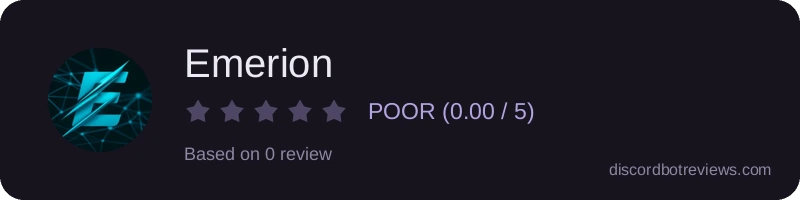 Rating widget preview for Emerion