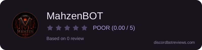 Rating banner for MahzenBOT