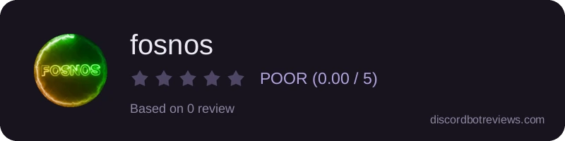 Rating widget preview for fosnos