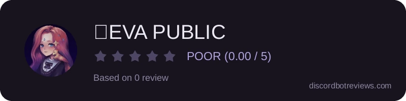 Rating widget preview for ・EVA PUBLIC