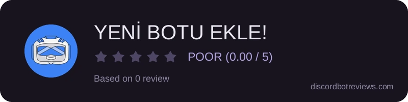 Rating widget preview for YENİ BOTU EKLE!