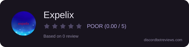 Rating widget preview for Expelix