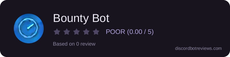 Rating banner for Bounty Bot