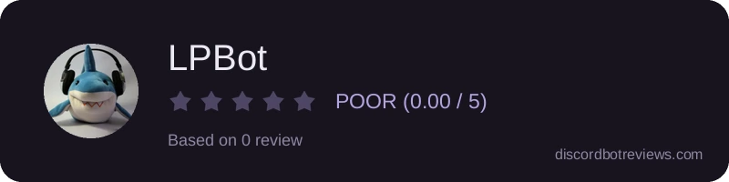 Rating widget preview for LPBot