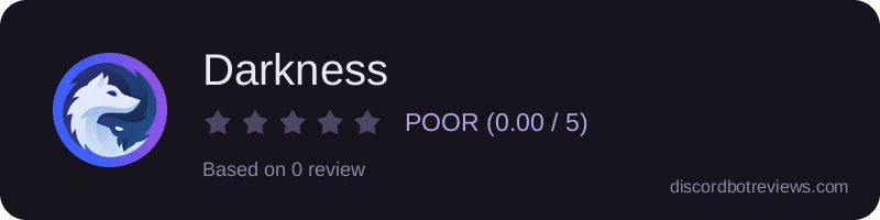 Rating banner for Darkness