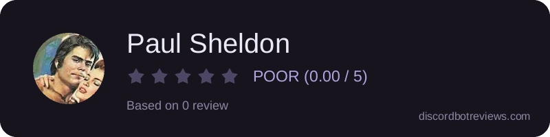 Rating widget preview for Paul Sheldon