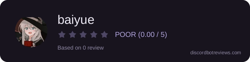 Rating widget preview for baiyue