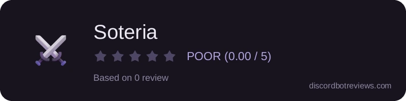 Rating widget preview for Soteria