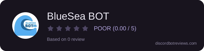Rating banner for BlueSea BOT