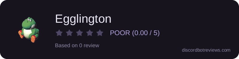 Rating widget preview for Egglington
