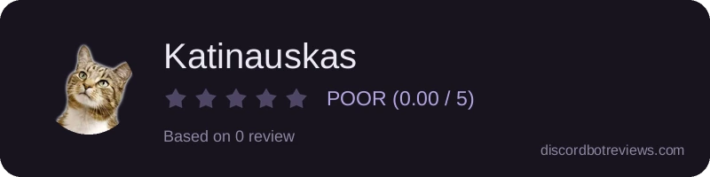Rating widget preview for Katinauskas