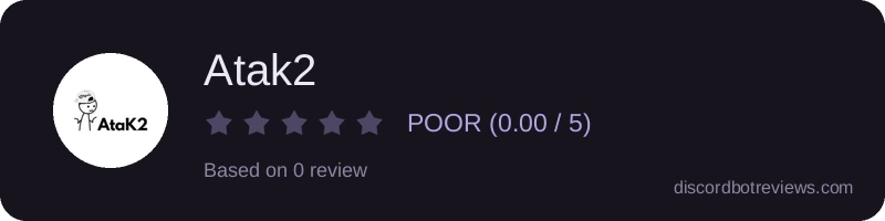 Rating widget preview for Atak2