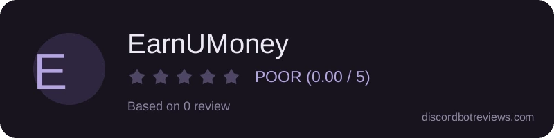 Rating widget preview for EarnUMoney