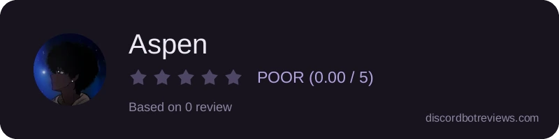 Rating widget preview for Aspen