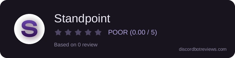 Rating widget preview for Standpoint