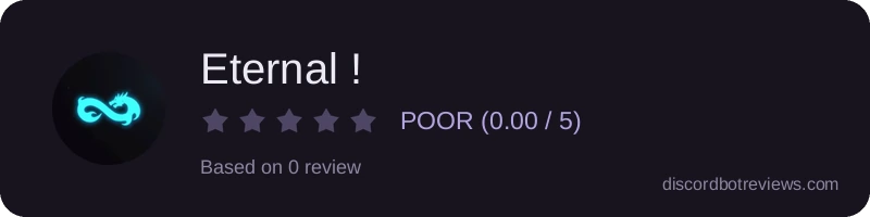 Rating widget preview for Eternal !