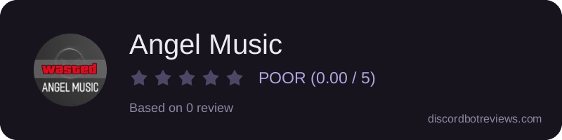 Rating widget preview for Angel Music