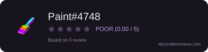 Rating widget preview for Paint#4748