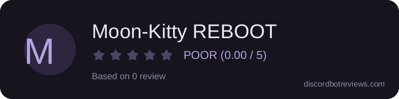 Rating widget preview for Moon-Kitty REBOOT