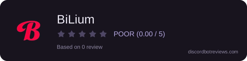 Rating widget preview for BiLium