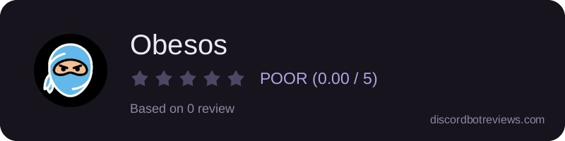 Rating widget preview for Obesos