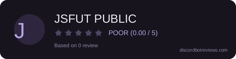 Rating widget preview for JSFUT PUBLIC