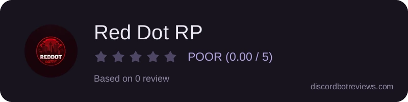 Rating widget preview for Red Dot RP