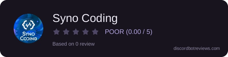Rating widget preview for Syno Coding