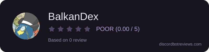 Rating widget preview for BalkanDex