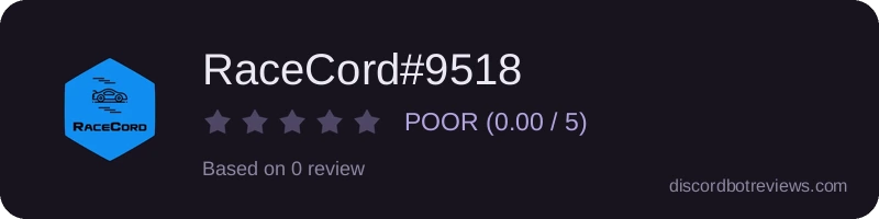 Rating widget preview for RaceCord#9518
