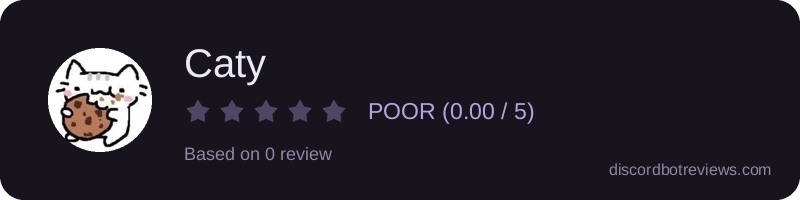 Rating widget preview for Caty
