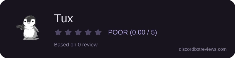 Rating widget preview for Tux