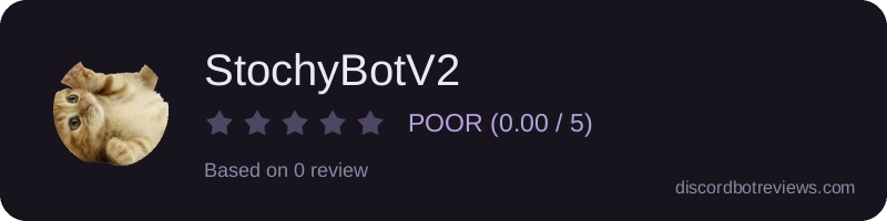 Rating widget preview for StochyBotV2