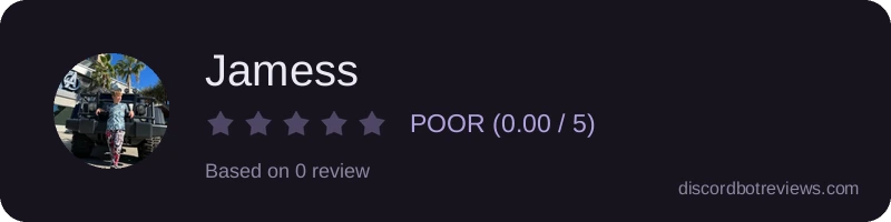 Rating widget preview for Jamess
