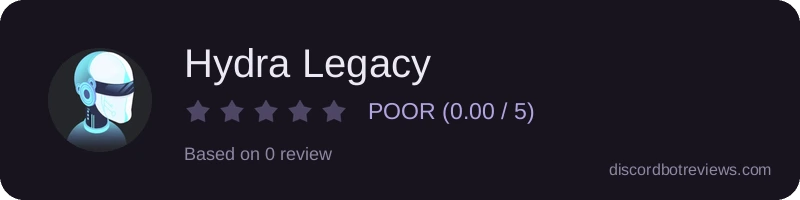 Rating widget preview for Hydra Legacy