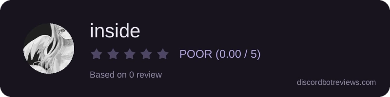 Rating banner for inside