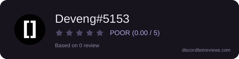 Rating widget preview for Deveng#5153