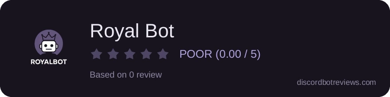 Rating banner for Royal Bot