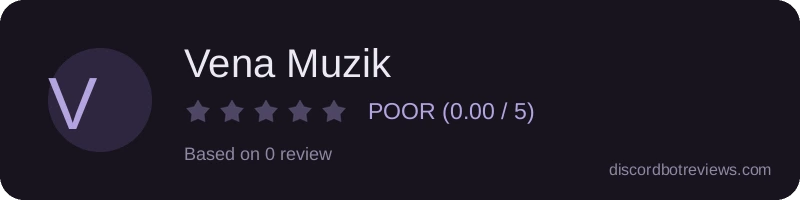 Rating banner for Vena Muzik