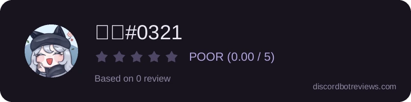 Rating widget preview for 아리#0321