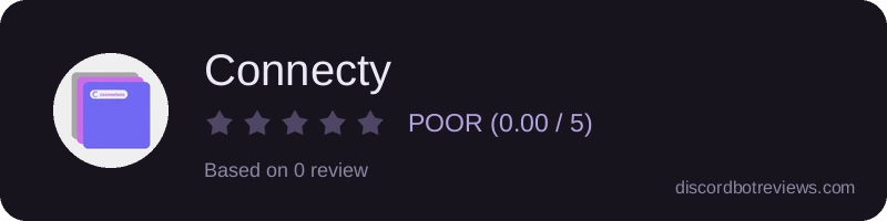 Rating widget preview for Connecty