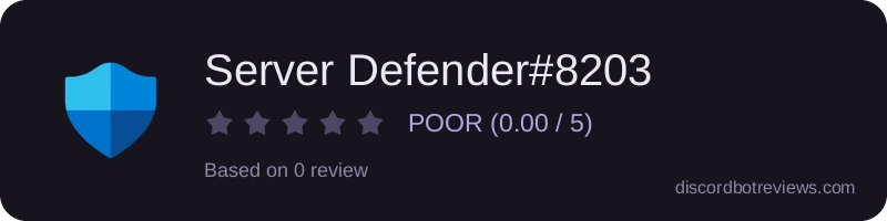 Rating widget preview for Server Defender#8203