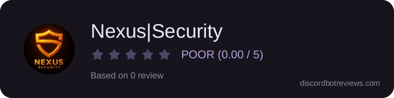 Rating widget preview for Nexus|Security