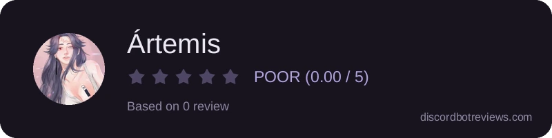 Rating widget preview for Ártemis